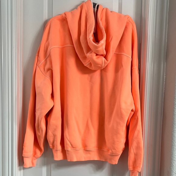 Free People Movement Final Call Hoodie in Neon Coral Size Large - Picture 8 of 11